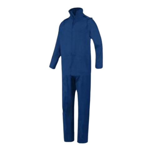 CONJUNTO AGUA IMPERMEABLE POLIESTER PVC AZUL