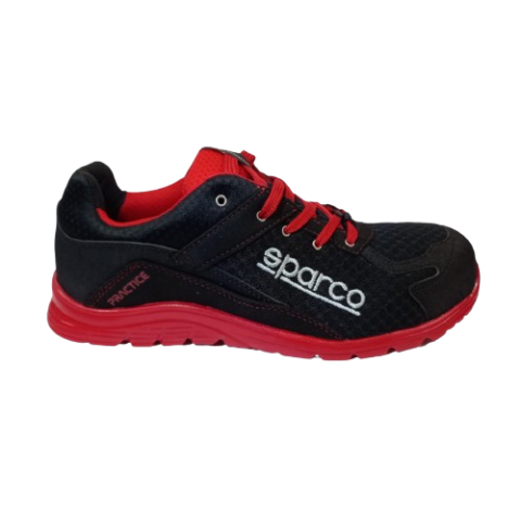 ZAPATO PRACTICE SPARCO BLACK/RED SZ