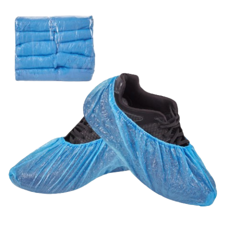 CUBREZAPATOS AZUL POLIETIELENO CPE 100 UNID.