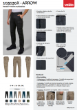 PANTALON ARROW 4 XTREME MULTIBOLSILLOS VELILLA