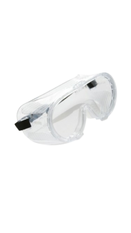GAFA INTEGRAL DE PVC CLARA ANTI-IMPACTOS 1B