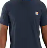 CAMISETA CARHARTT FORCE BOLSILLO 195gr