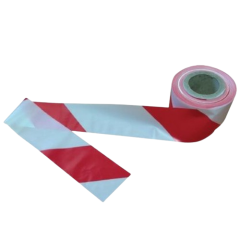 ROLLO CINTA BLANCO ROJO 7X200M GALGA 300
