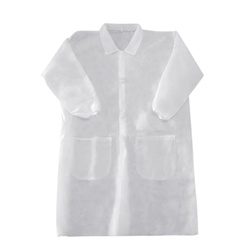 BATA LABORATORIO POLOPROPILENO DESECHABLE T.L 