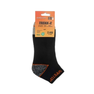 CALCETINES TOBILLEROS TREKK-X NEGRO