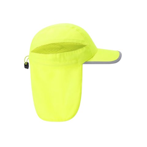 GORRA FIOLA A.V. AMARILLO CON PROTECTOR NUCA 
