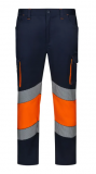 PANTALÓN STRECH BICOLOR.CINTAS SEGMENTADAS. VEL