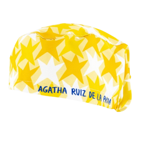 GORRO CIRUJANO GOMA AGATHA ESTRELLAS AMARILLO