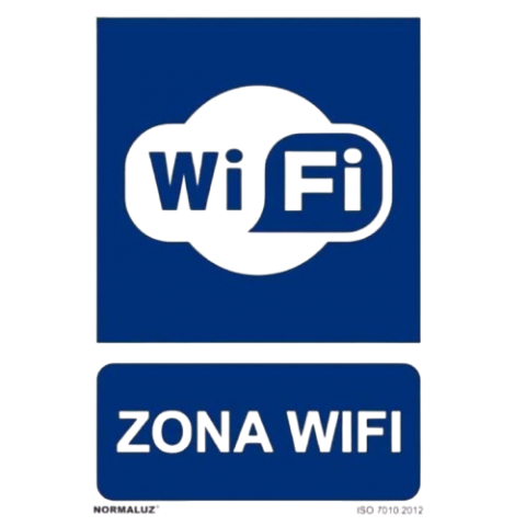 SEÑAL ZONA WIFI 21X29CM