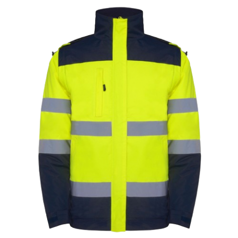 PARKA ACOLCHADA A.V. COMBINADA MANGAS DESMONTABLES