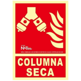 SEÑAL COLUMNA SECA 21x30