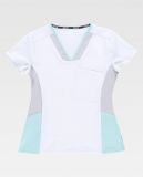 CASACA DE MUJER ELASTICA Y COMBINADA
