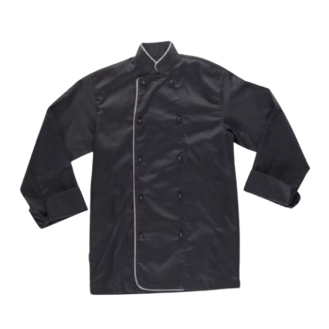 CHAQUETA COCINA CON BOTONES SEGURIDAD