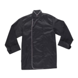 CHAQUETA COCINA CON BOTONES SEGURIDAD
