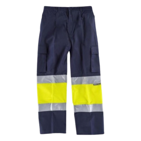 PANTALÓN CINTA ALTA VISIBILIDAD Y MULTIBOLSILLOS