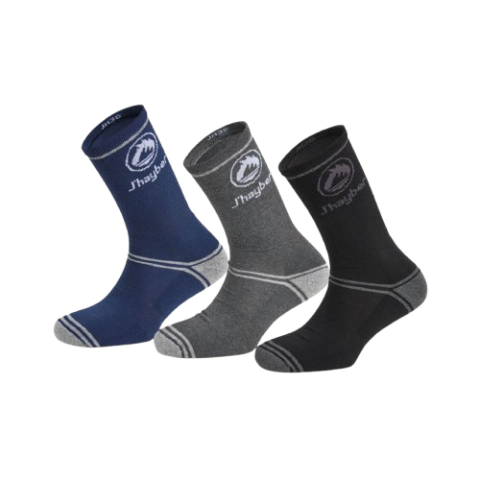 PACK 3 CALCETINES NEGRO-GRIS-MARINO