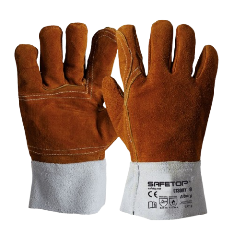 GUANTE ALBORG DE SOLDADOR PIEL SERRAJE 28cm 