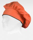 GORRO LISO DE COCINA CON VELCRO Y VIVO A CONTRASTE