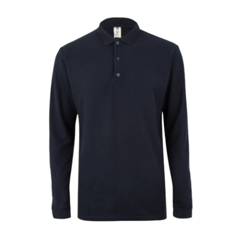 POLO CLIFTON MANGA LARGA MUKUA MARINO TALLA L