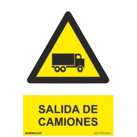 SALIDA DE CAMIONES 30x40