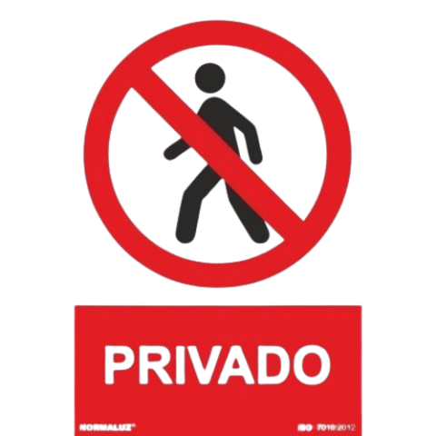 SEÑAL PVC  21X30 