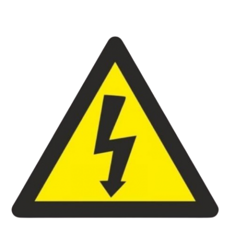 TRIANGULO RIESGO ELECTRICO 10CM ADHESIVO - UNIDAD