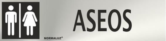 SEÑAL INOX 20X5 CM ASEOS