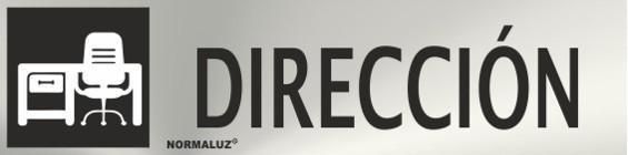 SEÑAL INOX 20X5 CM DIRECCIÓN