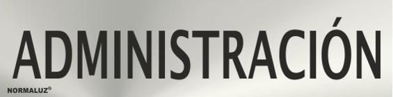 SEÑAL INOX 20X5 CM ADMINISTRACIÓN