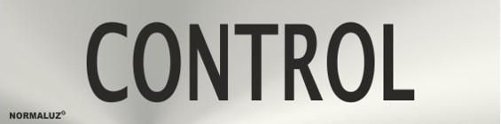 SEÑAL INOX 20X5 CM CONTROL