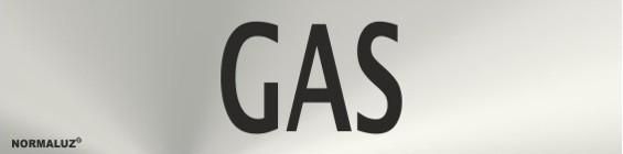 SEÑAL INOX 20X5 CM GAS