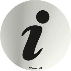 SEÑAL INOX 7 CM DIAMETRO, INFORMACIÓN