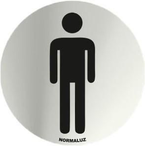 SEÑAL INOX 7 CM DIAMETRO, ASEOS HOMBRE