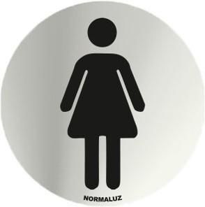 SEÑAL INOX 7 CM DIAMETRO, ASEOS MUJER