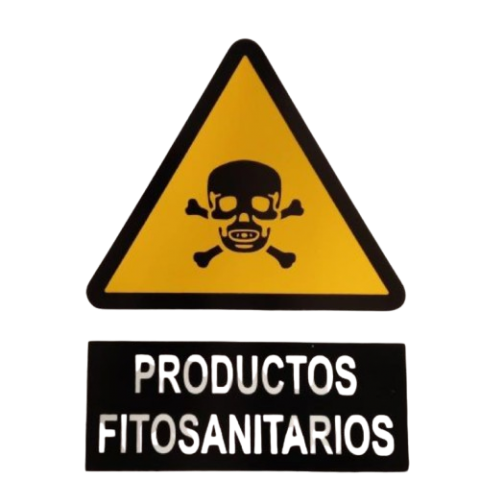 SEÑAL PELIGRO PRODUCTO FITOSANITARIO 21X29CM